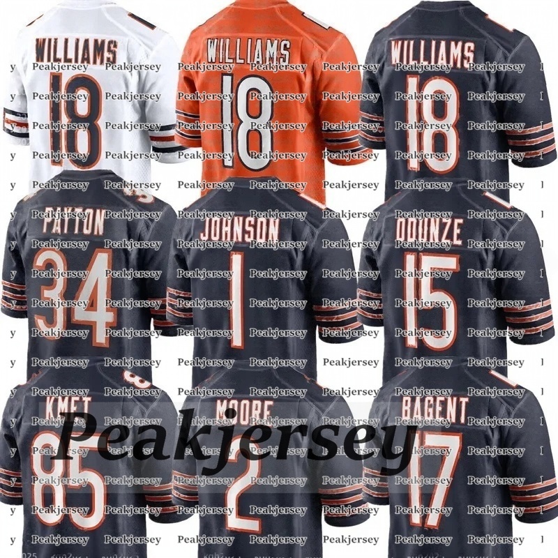 Kyle Monangai Colston Loveland Caleb Williams Rome Odunze Cole Kmet DJ Moore Walter Payton Jaquan Brisker Tyson Bagent DAndre Swift Luther Burden Foot