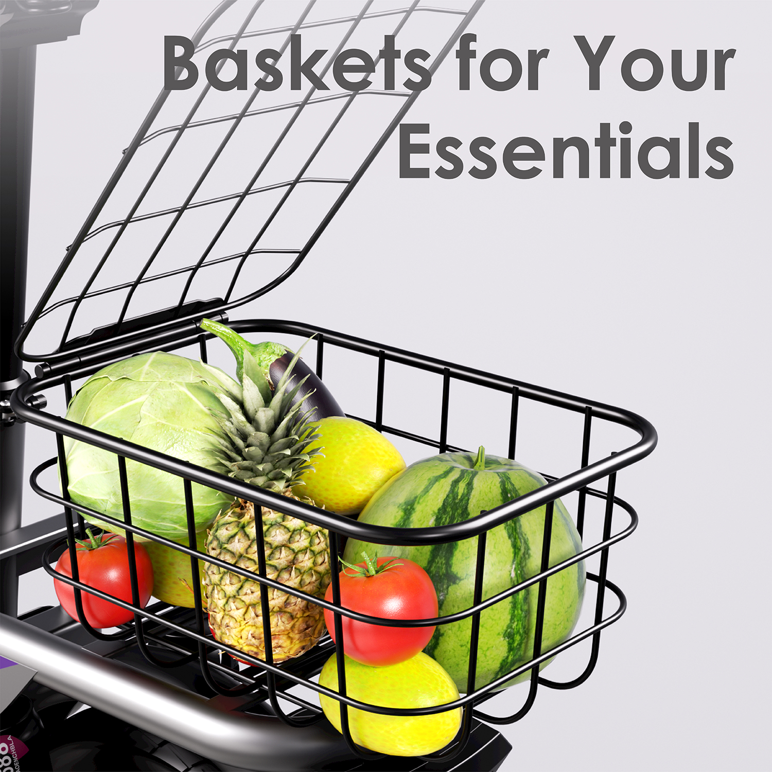 HEZZO T3 Durable Escooter 48V 750W 14Inch Powerful Electric Commute Scooter With Basket 150Kgs Load 15Ah Foldable Electric Kick Scooter