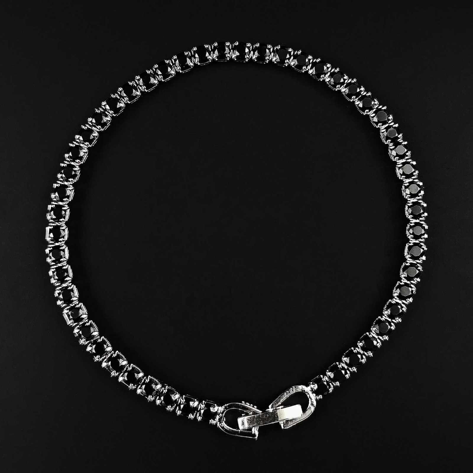 2024 New Arrival Luxury Round black color on hand Bangle For Women Anniversary Gift Jewelry Bulk Sell S5787 M251213