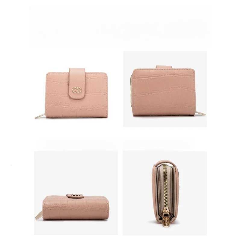 Ladies Short Wallet Large-Capacity Mti-Functial Versatile Coin Purse Mti-Slot Card Pack Purses for Wen Y251213