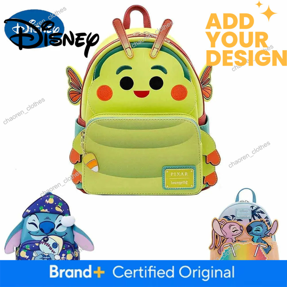 Disney Bugs Life Heimlich Cosplay Mini Primary School Backpack Girls Shoulder Outdoor Leisure Bag X2504121