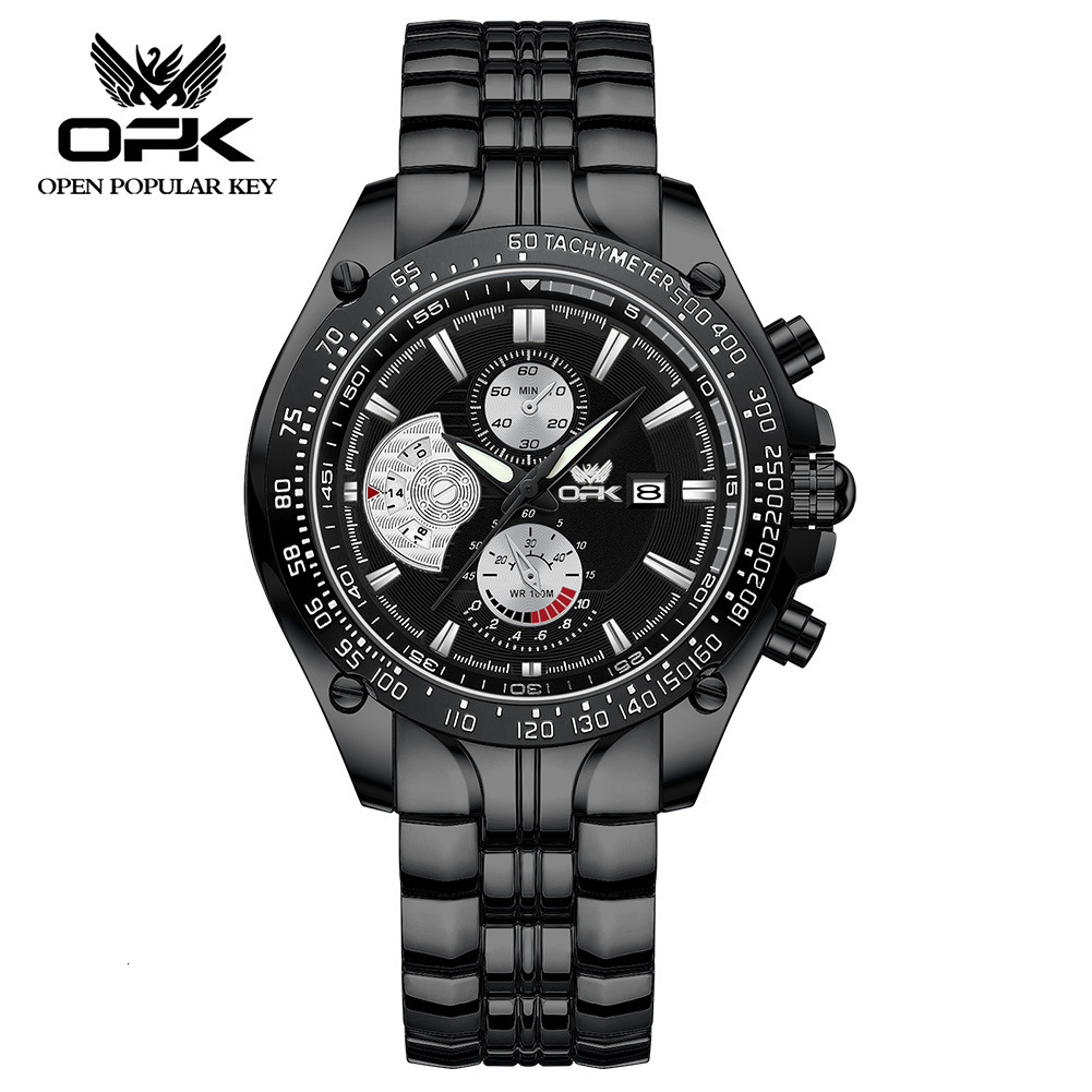 OPK Designer Men's Watches, Fashionable, Simple, Waterproof Outdoor Sports Wristwatches, Free Shipping, Calendar Quartz Men's Watches