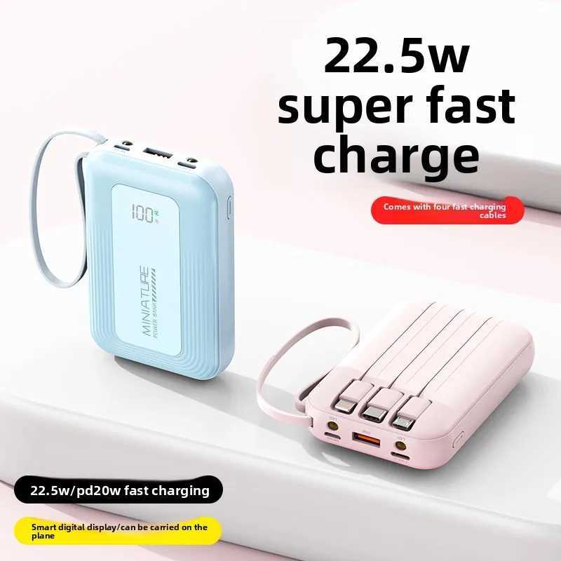 20000 MAh Large Capacity PD 225W Fast Charging Power Bank with Built-in Battery Four-wire Mobile Power ply External Battery H251213