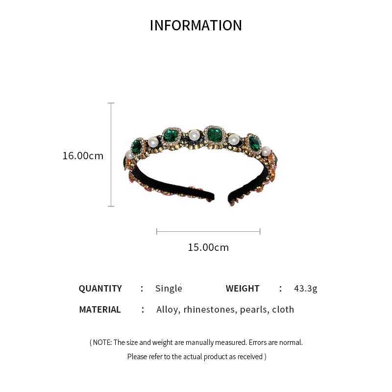 Luxury Shiny Fl Rhinestone bands Imitation Pearl Haiands Heaear For Wen Party Wedding Hair Accories Jewelry Y251213