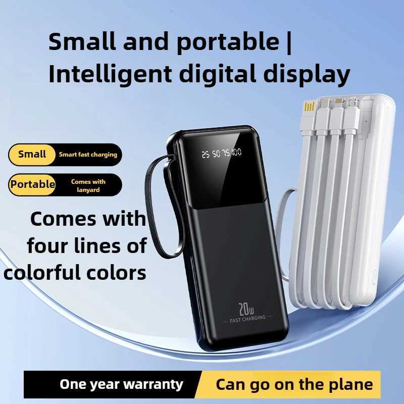 50000mAh Travel Power Bank Set with Charging Cable Fast Charging Portable External Battery for iPhone Series H251213