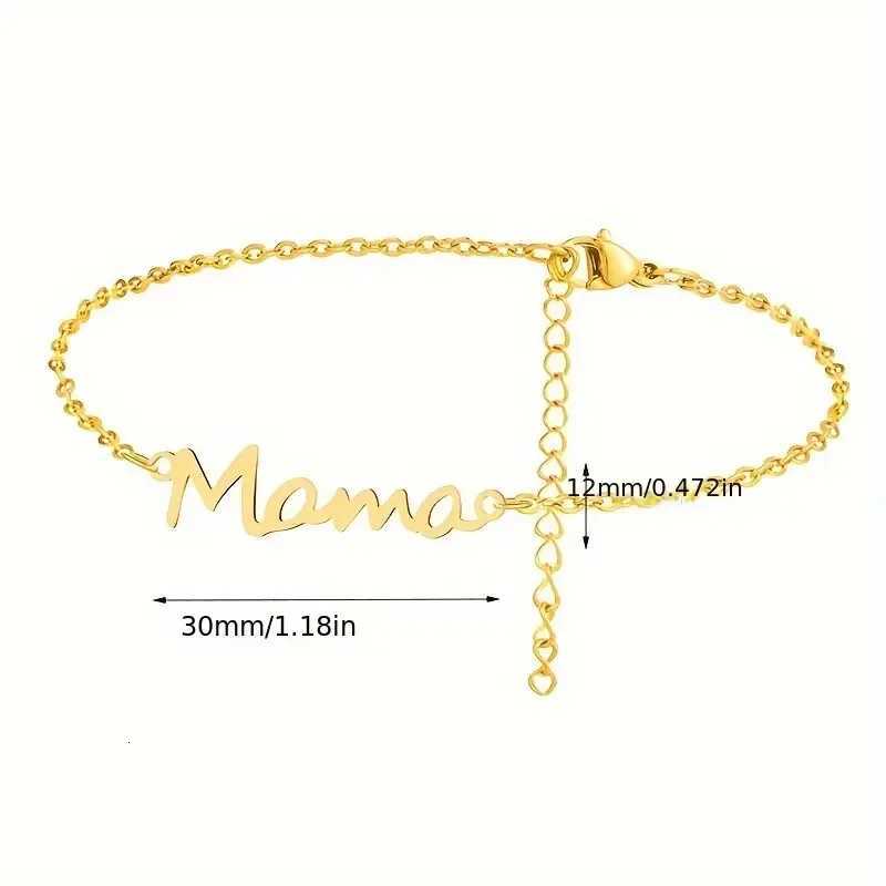StainlESS Steel s Letter Mama Pendant Chains Fashion Charms For Women Jewelry Party Mum Mothers Gifts M251213