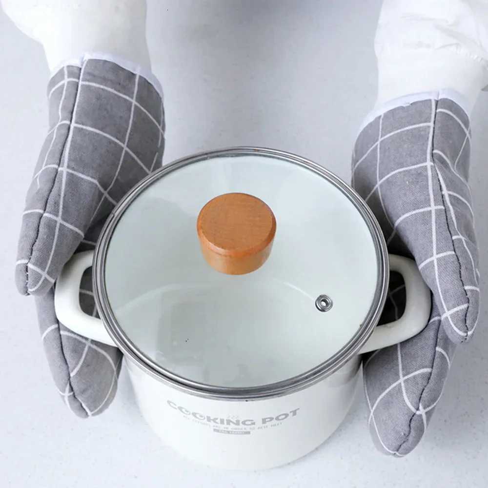 1/2pcs Kitchen Baking Gloves Microwave Oven Gloves High Temperature Resistant And Insated Gloves Oven Gloves HeatResistant Glo H251212