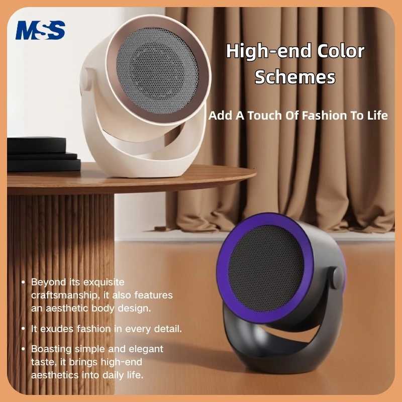 MSS Desktop Heater FanMini Radiator Home Office Warmer Machine for WinterConvenient Room HeaterWinter Heating Home Appliance Y251213