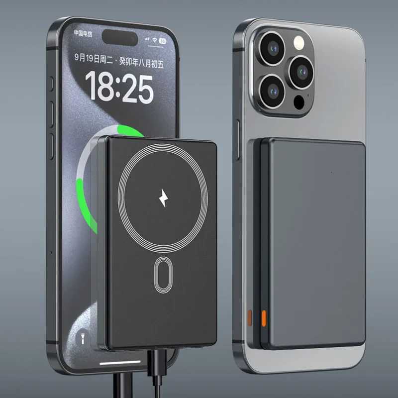 10000mAh tra Thin Magnetic Wireless Power Bank PD20W USB TYPE C Portable Fast Charging Battery for iPhone 16 15 14 13 H251213