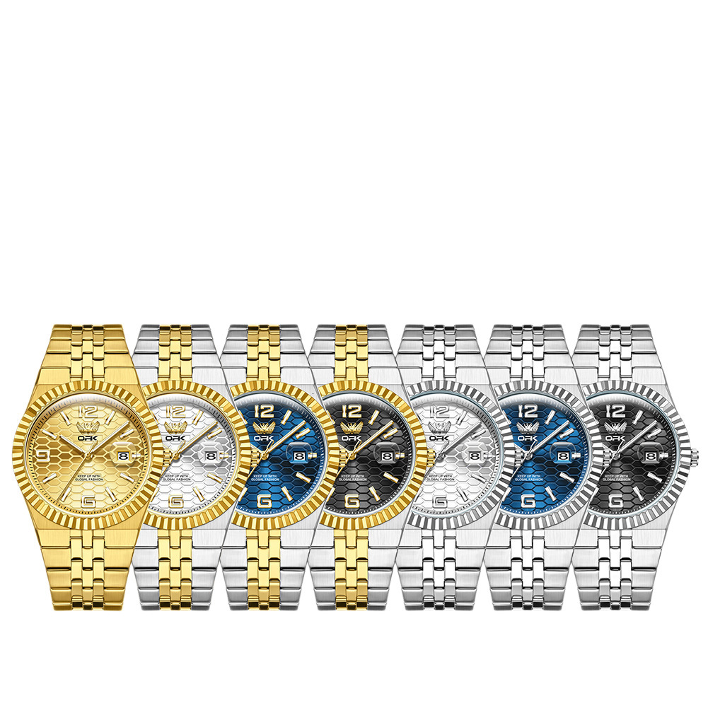 The New OPK Designer Men's Watch Features A Simple, Fashionable And Elegant Quartz Watch And A Calendar Luminous Waterproof Men's Watch