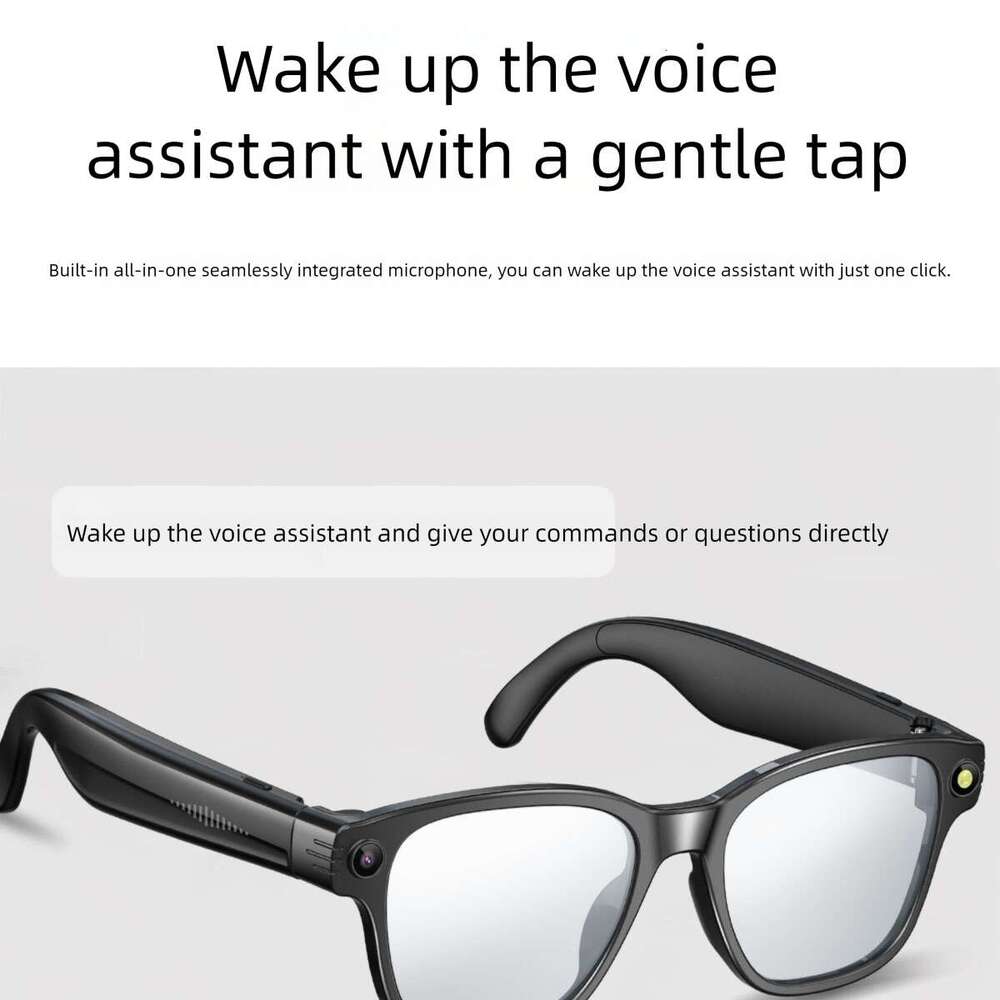 Famous Brand L Smart Call Voice Assistant Listening To Songs W Pixel AI Bluetooth Glasses