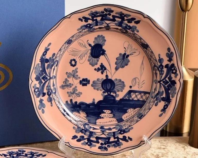 2026 New Plates 1Pc 9 Inch 23.5Cm Snack High Aesthetic Household Tableware Dessert Plate Salad Breakfastplate Ceramic Flat Free Shipping