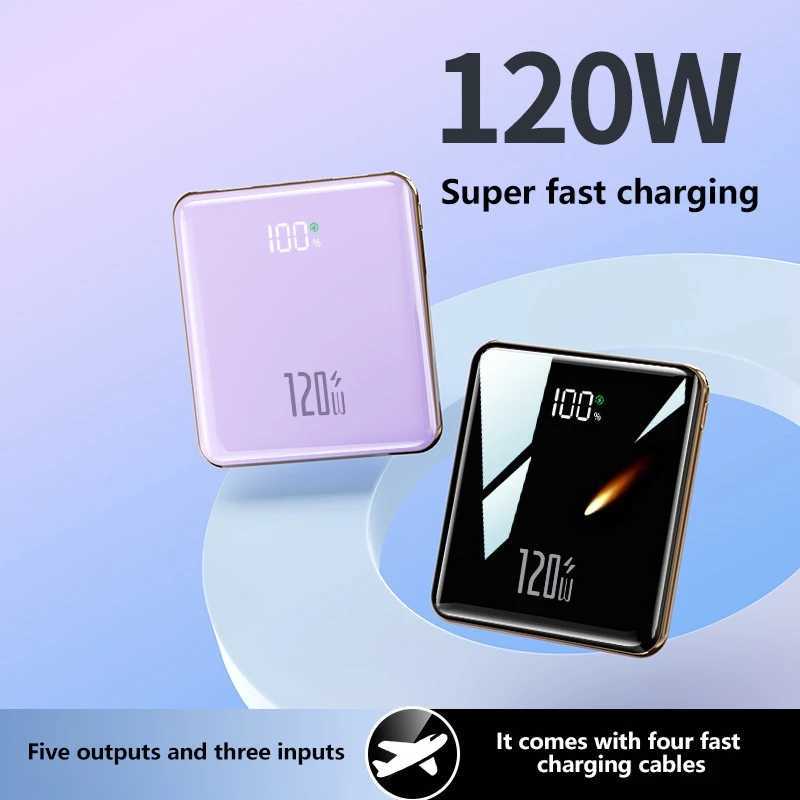 50000mAh tra Thin Portable Charger with Built-in Cable er Fast Charging Power Bank for Suitable for IPhone H251213