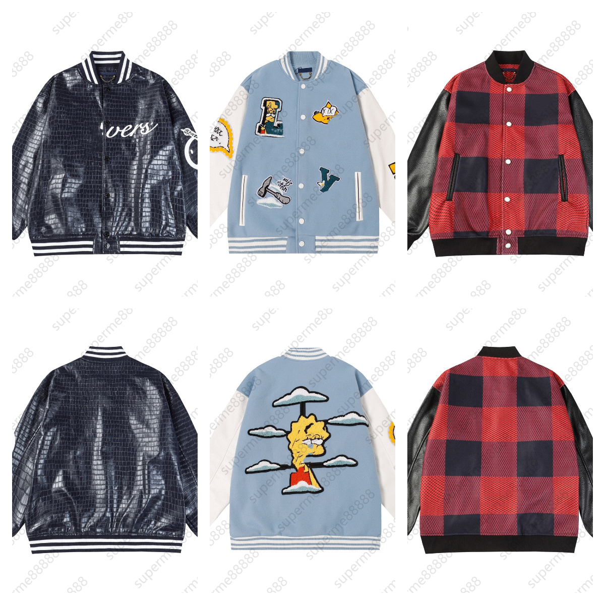 Winterjacke mens designer jacket Baseball Coat Uniform Fashion Jacket Single Breasted Warm Jackets Couple Women Men Varsity Coats Men's Designer Clothing top coats