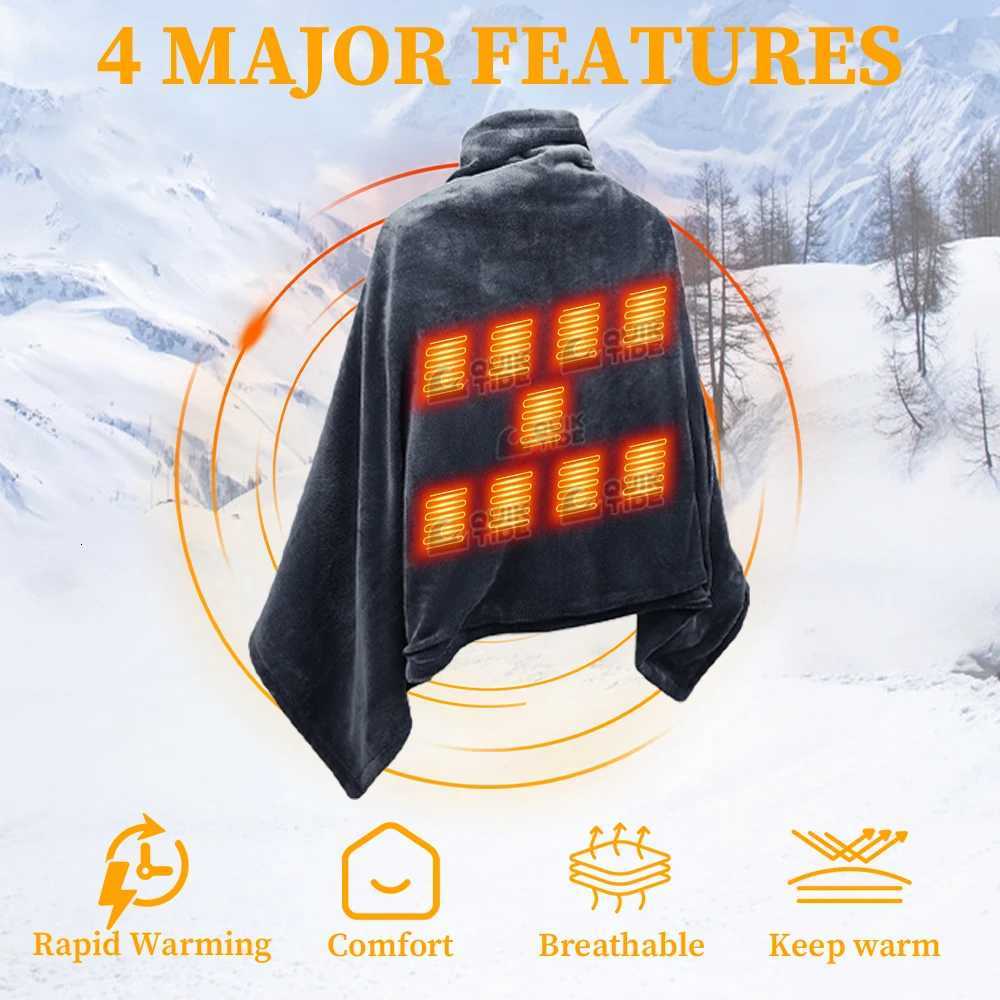 Winter Women Heated Shawlwith Smart Temp Control up to 45CelsiusIdeal for Outdoor TravelIndoor Office WarmthPerfect Gift Y251212