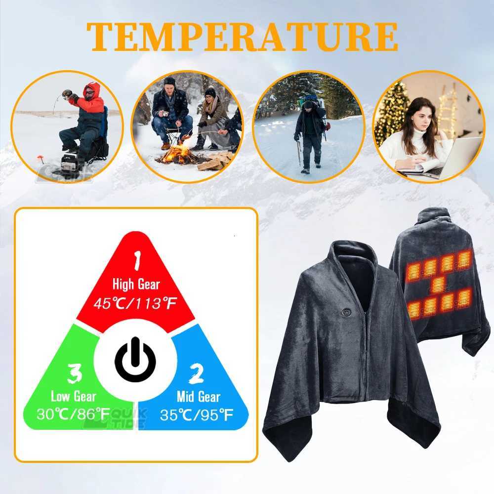 Winter Women Heated Shawlwith Smart Temp Control up to 45CelsiusIdeal for Outdoor TravelIndoor Office WarmthPerfect Gift Y251212