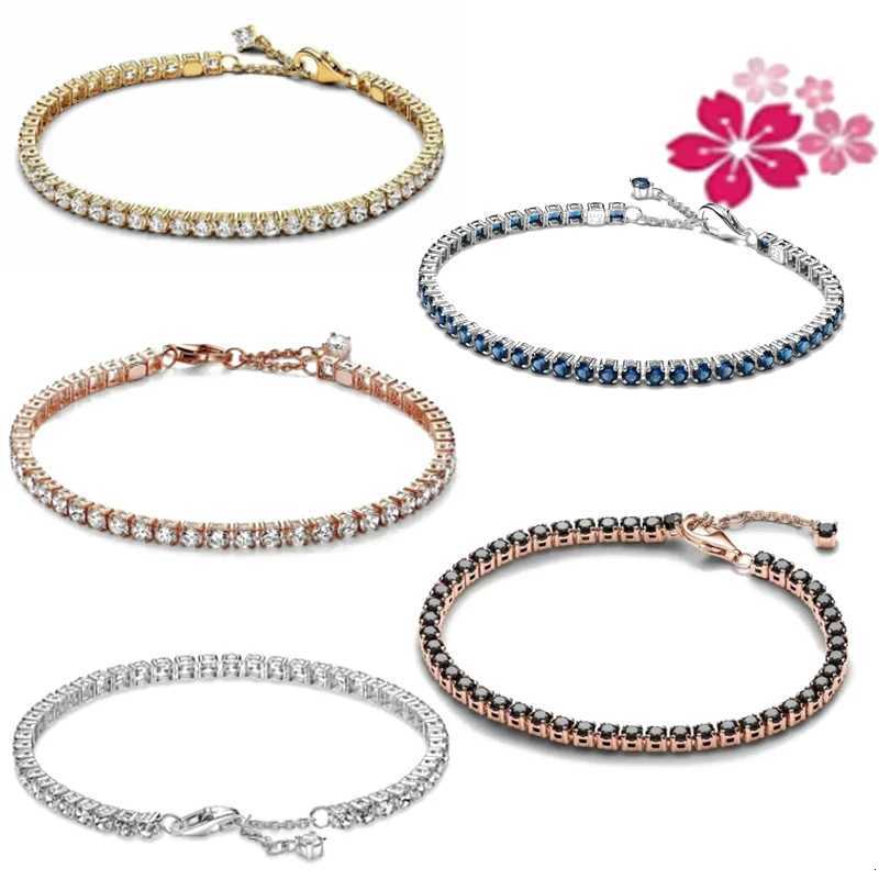 New 925 sterling silver womens charm classic adjustable fashion tennis New Year Christmas surprise jewelry M251213