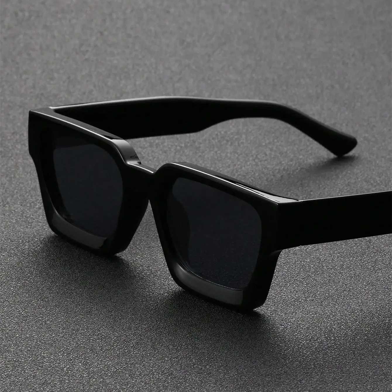 Retro Black Millionaire Shades Luxury Sunglasses 2025 For Men Designer Famous Brand Square Sun Glasses Man Women SunglassT251213