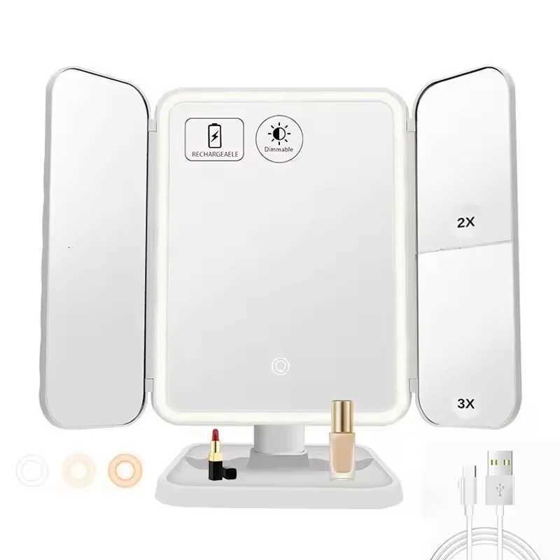 Dazzlify Smart LED with Adjustable Lighting 10X Magnification Vanity Mirror with Smart Complementary for MakeupT251213