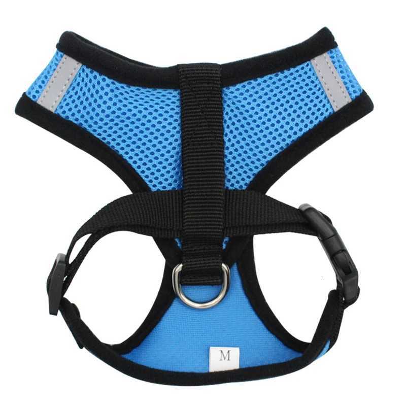 Nylon Breathable Mesh Dog Harness and Leash Set Dog Cat Vest Harness for Small Dogs Kitten Cat Accessories Pet Supplies M251213