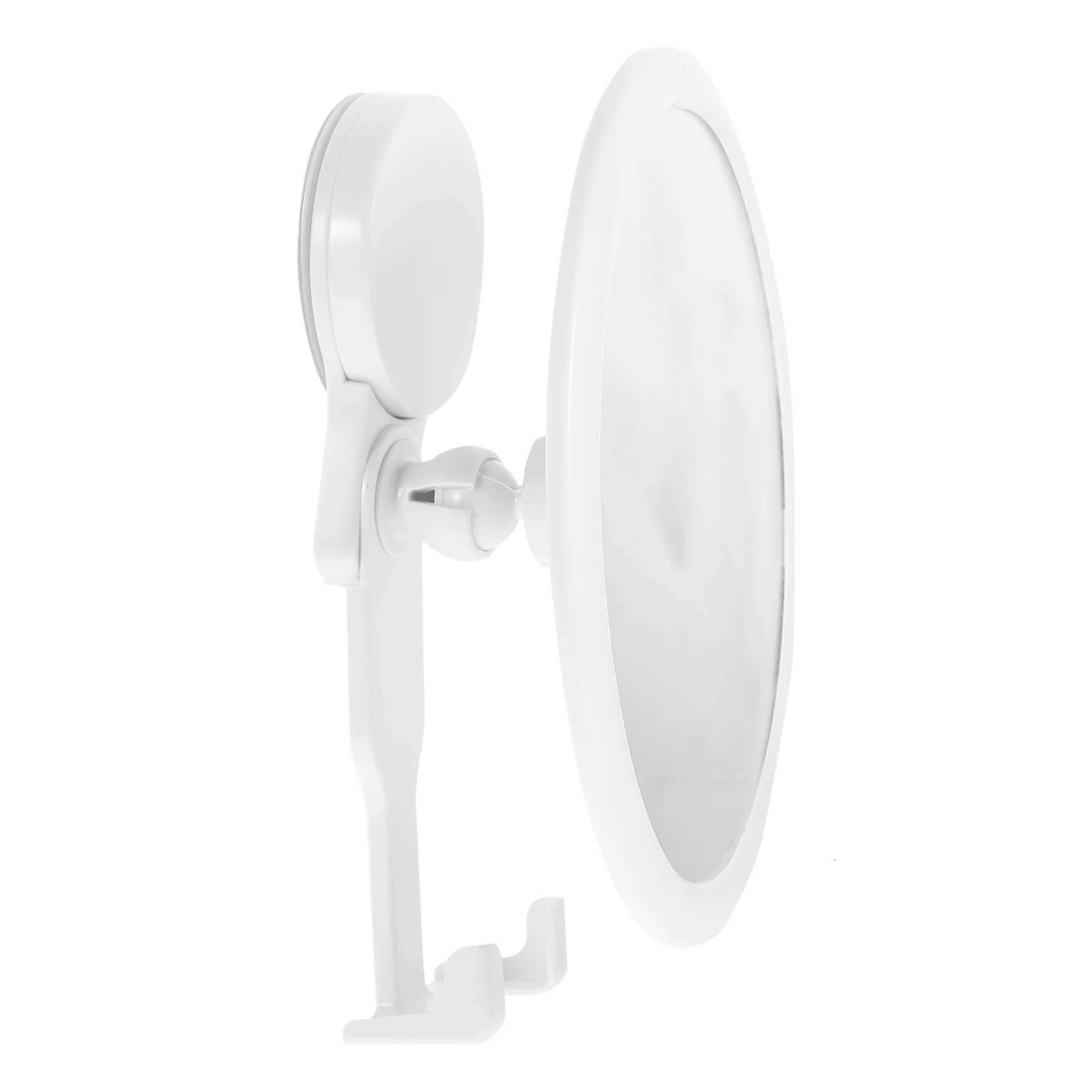 Adhesive Makeup With Hook Wall-Mounted Bathroom Mirror No Punch Damage High-Definition Dressing Vanity Mirror For HomeT251213