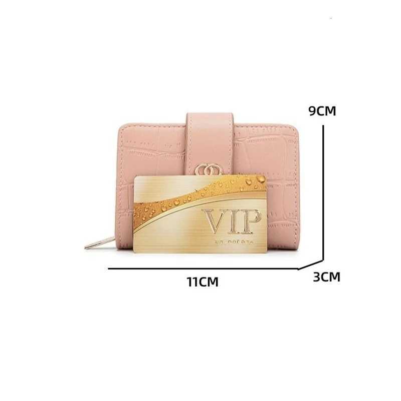 Ladies Short Wallet Large-Capacity Mti-Functial Versatile Coin Purse Mti-Slot Card Pack Purses for Wen Y251213