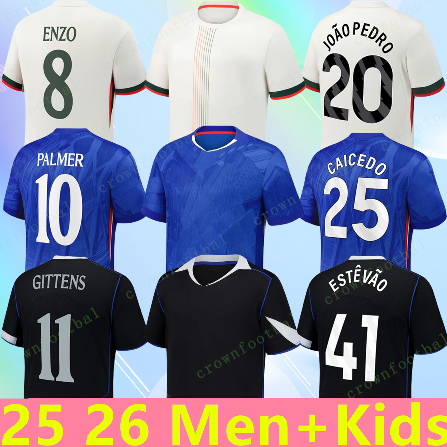 2025 2026 chelses Palmer CAICEDO NETO DELAP Enzo JOAO PEDRO ESTEVA0 25 26 MUDRYK Madueke GITTENS JAMES NKUNKU COLWILL DELAP football Shirt men kids kit Stadium sock
