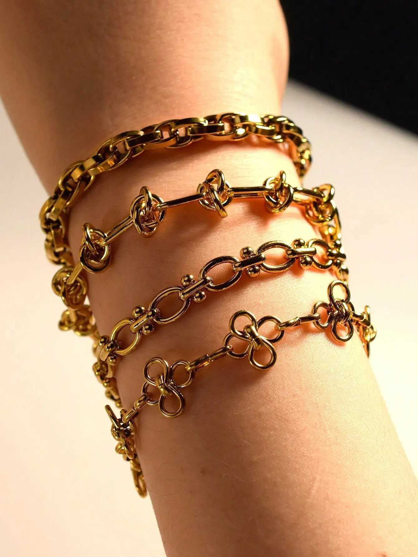 Women Fashion Knot Multi Style Stainless Steel Link Chain M251213