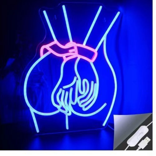 Rainbow Lights Neon Sign LED Advertising Decoration Shape Logo Temu