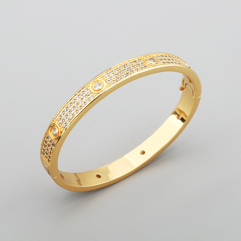 Hot-Selling Round Diamond Star Bracelet for Women, Light Luxury Elegant Round Bracelet, Cross-Border Hot-Selling, Direct from Manufacturer