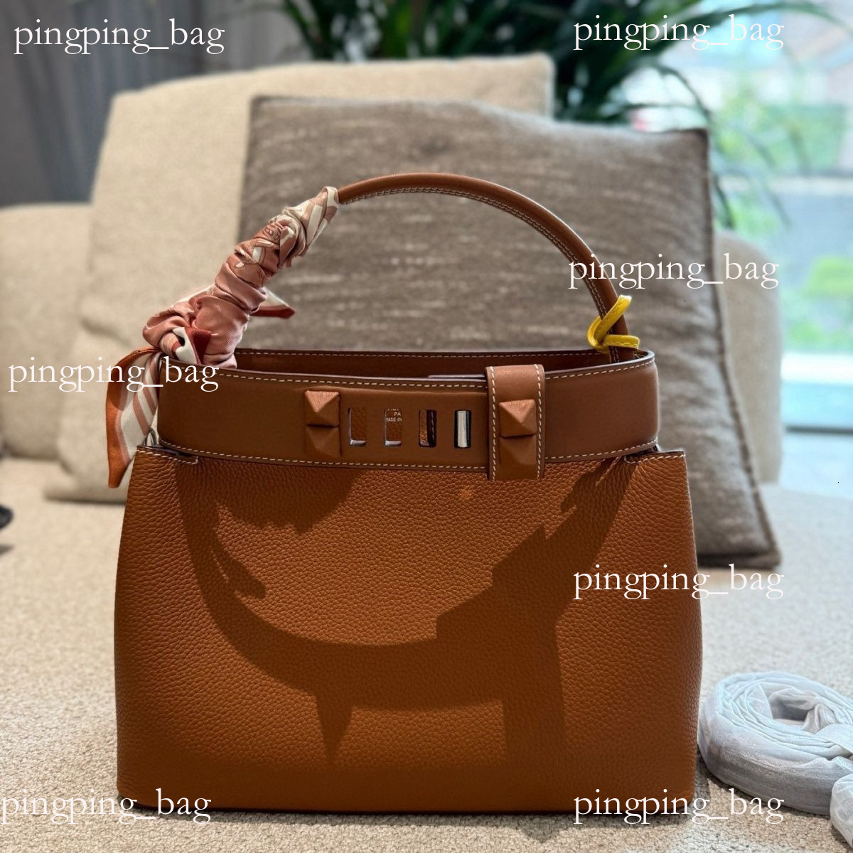 designer bag 2025 New HER MESS HMS BAG Women's Bag Leather Top Layer Cowhide Handbag High-end Bag Large Capacity Single Shoulder Commuter Crossbody Bag Versatile