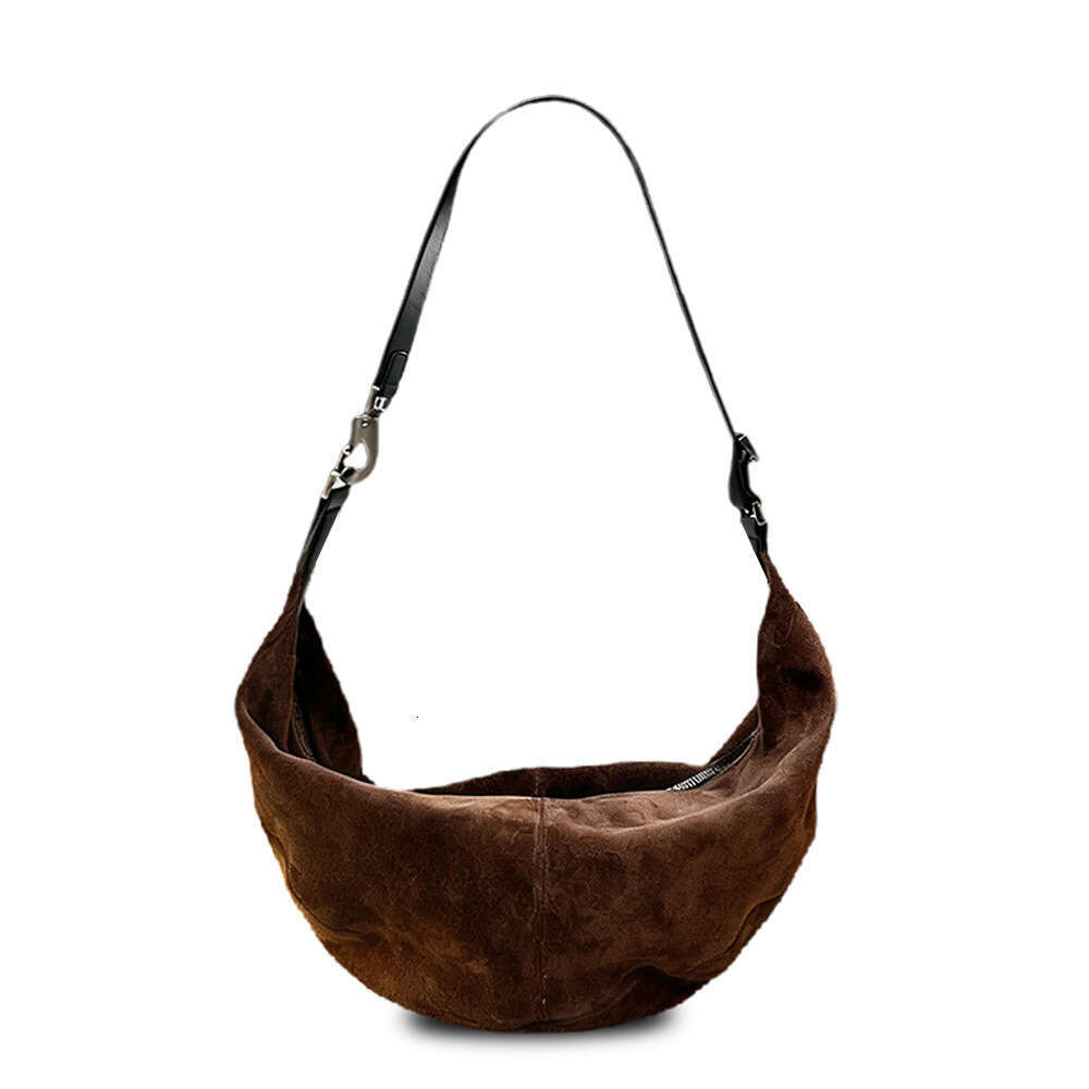 Luxury Bag Designer Bags Totes Hobo Cross Border Matte Suede Leather Arrow Tube Korean Fashion Niche Horn Commuter Versatile Single Shoulder Crossbody