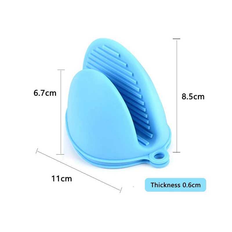 2/4Pcs Silicone Oven Mitts Heat Resitant Oven Glove Mini Oven Glove for Kitchen Cooking Baking Grilling BBQ Air Fryer Oven Mitts H251212