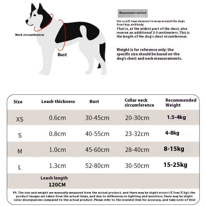 Three-piece Set Of Pet Dog Chest Strap Vest Dog Leash Explosion-proof Collar Outdoor Supplies Small Dog Walking Leash M251213