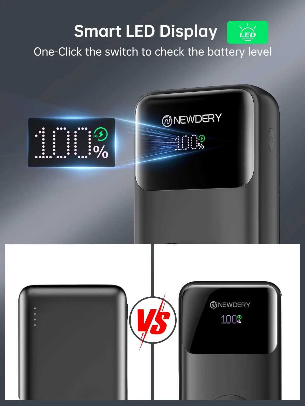 Powerbank Travel Battery Pack 20000mAh Portable Charger for All iWatch iPhones Power Bank Built-in Cables Fast Charging H251213