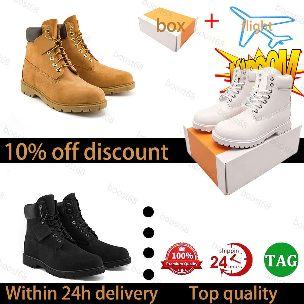 2025 winter boots designer womens mens boots Top quality yellow pink black boots Waterproof Ankle Classic Martin Shoes Hiking Motorcycle Boots size36-45 With box