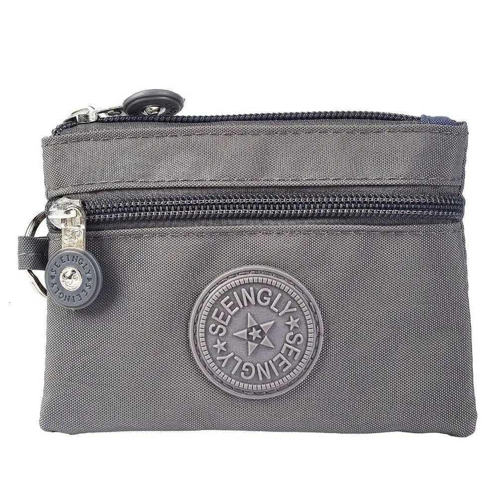 Canvas Mey Coin Purse 2024 New with Key Ring Waterproof Holoder Wear-resistant Wallet Mey Bag M Fem Y251213