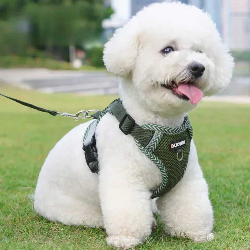 Pet Dogs Harness Comfortable Breathable Chest Back Straps for Small and Medium-sized Dogs Cats Pets Outdoor Reflective Harnesses M251213