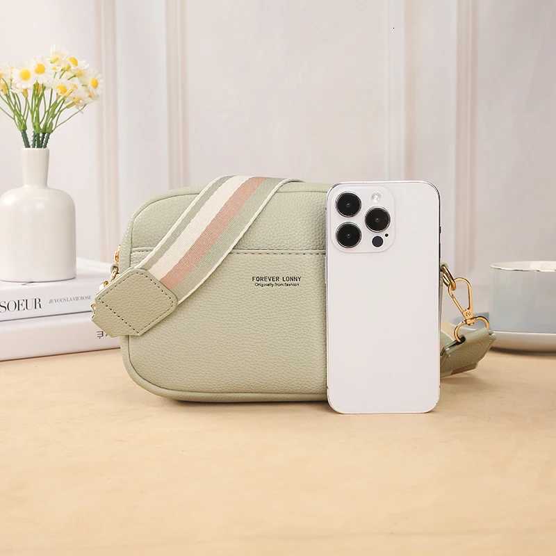 LONNY Womens Bag New Trend Cross border Foreign Trade Solid Color PU Crossbody Bag Single Shoulder Small BagT251213