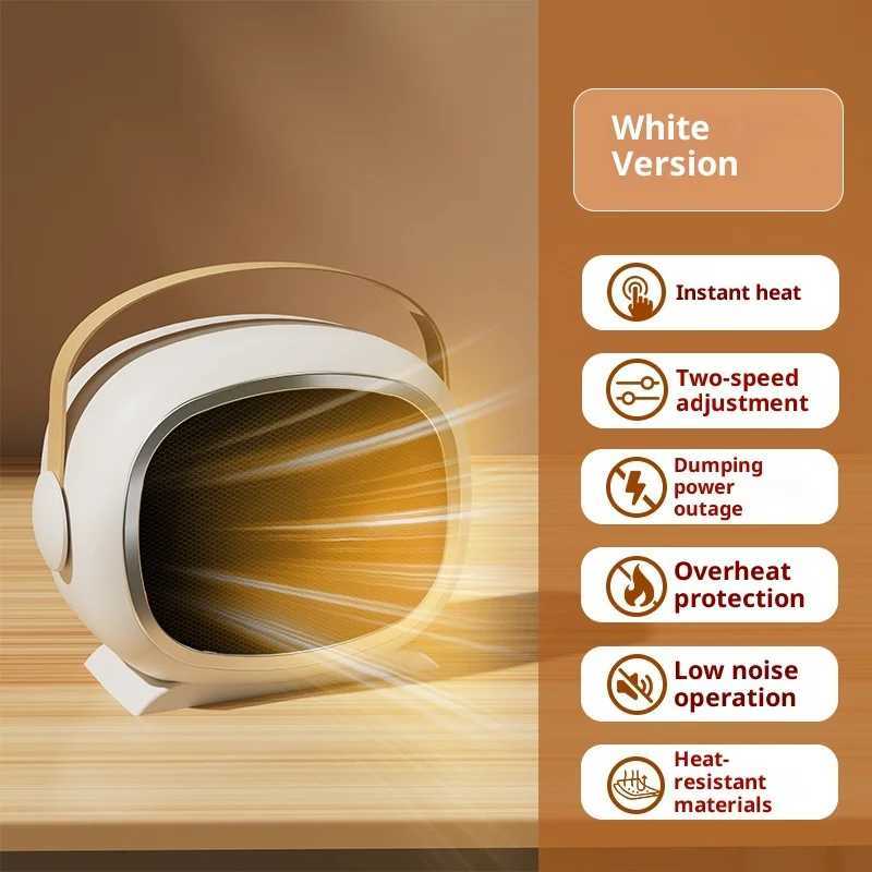 PTC Ceramic Space Heater Desktop Heater 800W High Power Fast Heating Desktop Heater with Overheat Protection for Home Office Use Y251213