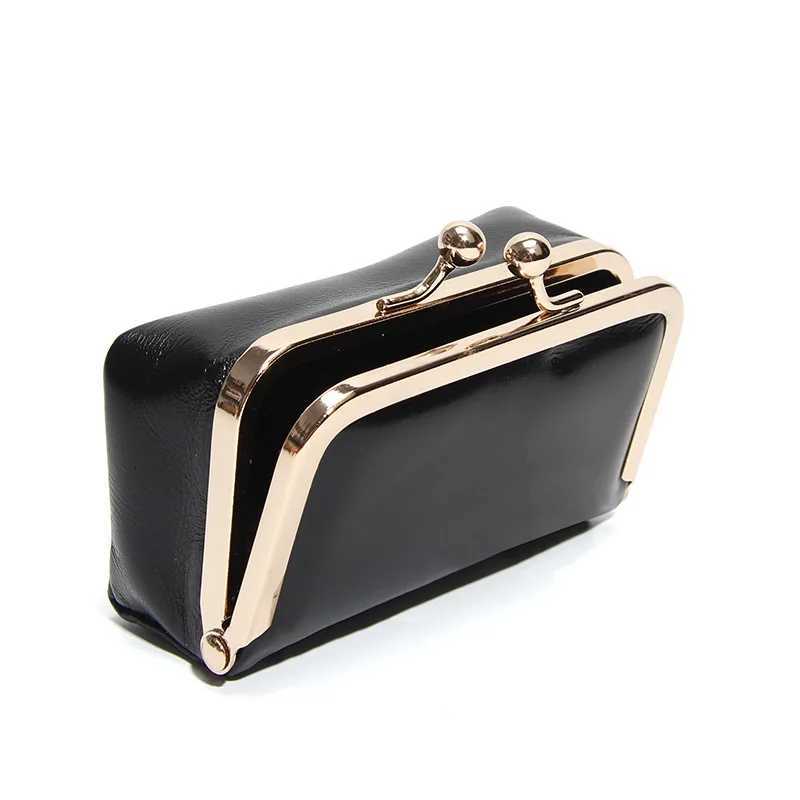 Versatile Vintage Genuine Leather Lock Mini Pouch Exquisite Coin Purses for Jewelry Lipsticks Daily Tiny Items Y251213