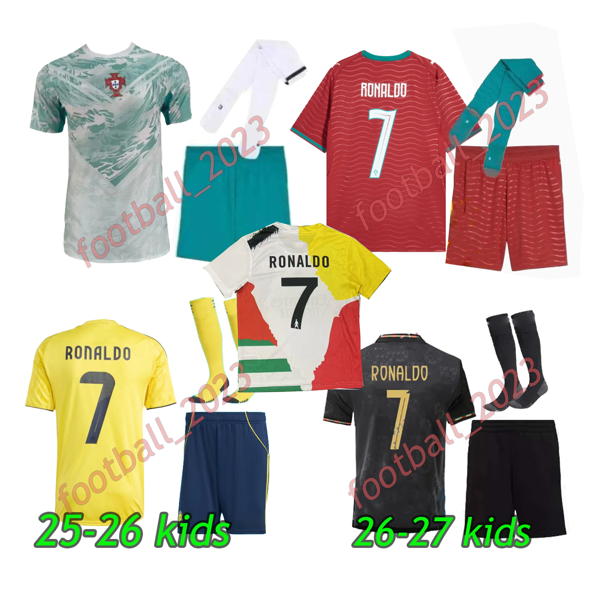 25 26 27 RONALDO football shirt al nassr soccer jersey 2025 2026 kids football kit RONALDO shirt