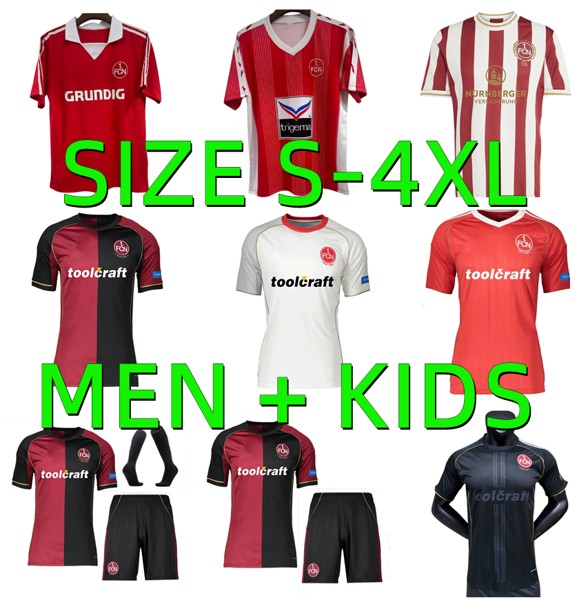 XXXL 4XL 25 26 Nuremberg FC 125th anniversary Soccer Jerseys 2025 2026 TZIMAS EMRELI ANTISTE SCHLEIMER JUSTVAN JANDER CASTROP LUBACH Football Shirt men kids Kits