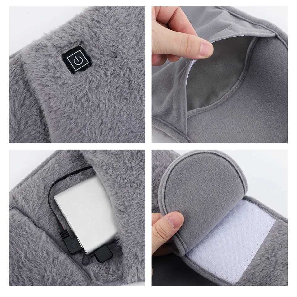 Cold-Proof Uterus Warming Belt Electric Heated Waist Warmer Cold Protection Artifact Graphene Heating USB Charging Hand Warming Y251212