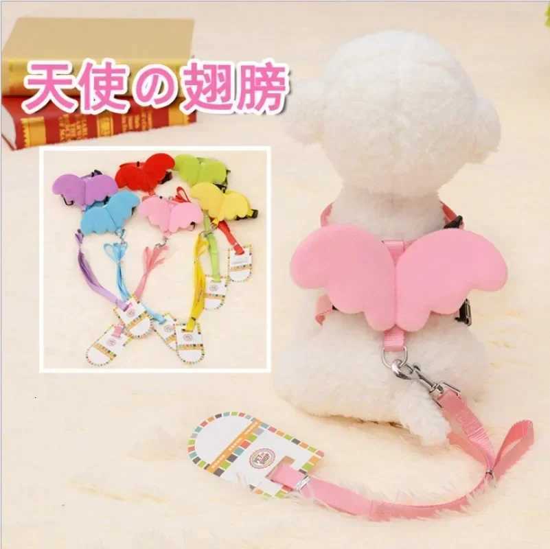 Dog Traction Rope Angel Wings Dogs Tactical Collar Harnesses Militar Cat CollarsRope Dog Reflective Breathable M251213