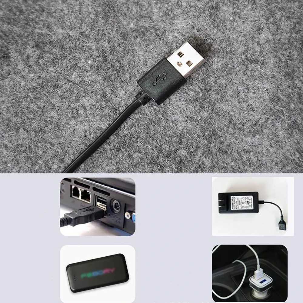 5V Electric Heated Blanket USB Charging 3-level Temperature Car / Bed / Chair Electric Mattress Heating Carpet Warmer Heater Y251212
