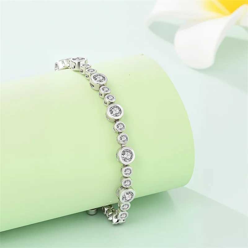 Original 925 Sterling Silver Starry Sky Bubble Sparkling Zircon For Women Fine Anniversary Jewelry Gift M251213