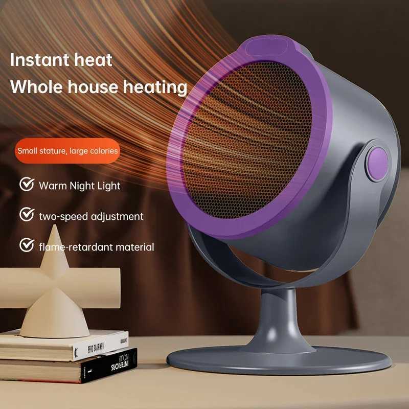 Portable Desktop Heater 800W Mini Ceramic Space Heater with Overheat Protection Energy Saving Electric Heater for Home Office Y251213