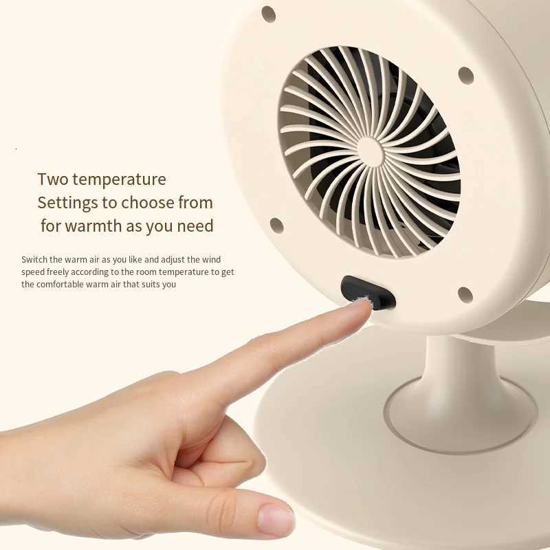 Portable Mini Desktop Heater Warm Air Adjustment Suitable for Use on Home and Office desks as well as a Foot Warmer Y251213