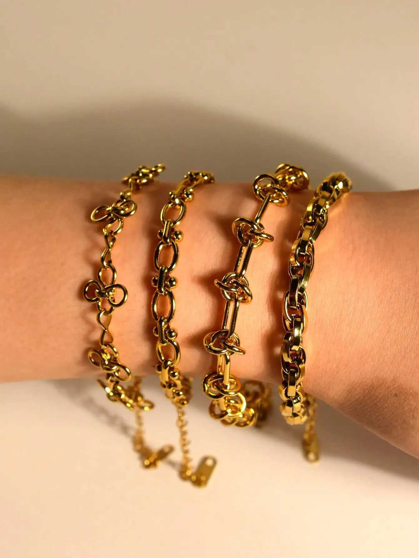 Women Fashion Knot Multi Style Stainless Steel Link Chain M251213